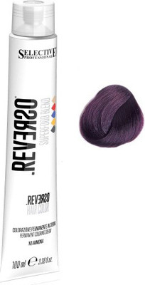 Крем-краска для волос Selective Professional Reverso Superfood 6.7 (100мл, темный блондин фиолетовый)