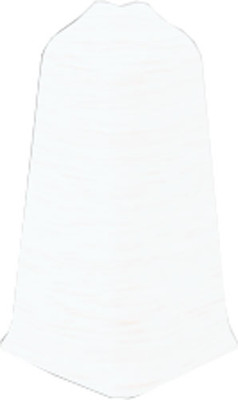 Уголок для плинтуса DekorPlast 67мм LL001 (2шт, белый с тиснением, внешний, флоупак)