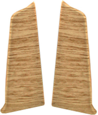 Заглушка для плинтуса DekorPlast 67мм LL012 (2шт, дуб седан, флоупак)