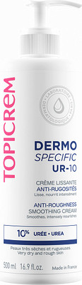 Крем для тела Topicrem Dermo Specific UR-10 Смягчающий для огрубевшей кожи (500мл)