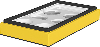 Подкрышник для улья Lyson Для 6-рамочного улья 520x300 / W1164Y (желтый)