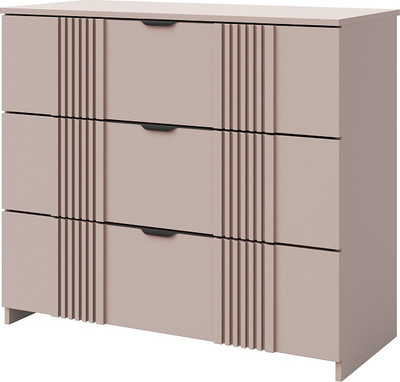 Комод Мебель-КМК 3Я Харди КМК 0965.21-01 (латте 640/SAT 34 ирландский ликер)