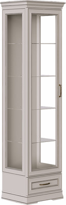 Шкаф-пенал с витриной Black Red White Florencia REG1W1SZK (персидский жемчуг)