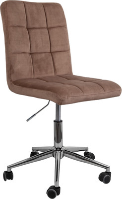 Кресло офисное AksHome Fiji поворотный (капучино велюр HCJ-11/хром)
