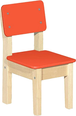 Стул детский Элегия №1 КМ.014.13-08-00 (красный лак)