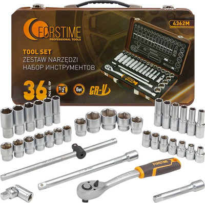 Универсальный набор инструментов Forstime FT-4362M (60501)