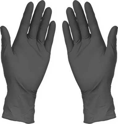 Перчатки одноразовые Primo Mist Nitrile неопудренные (S, 100шт, черный)