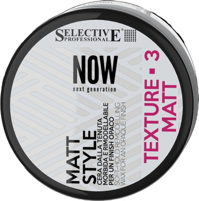 Воск для укладки волос Selective Professional Now Next Generation Matt Style Реструктурирующий (100мл)