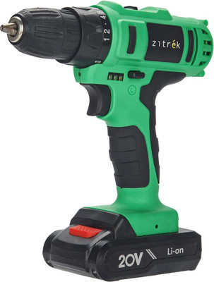 Аккумуляторная дрель-шуруповерт Zitrek Green 20-Li Plus / 083-1115