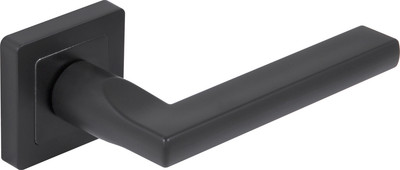 Ручка дверная Стандарт P71 BL (матовый черный квадрат)