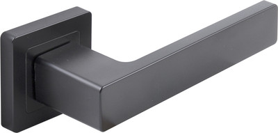 Ручка дверная Стандарт P72 BL (матовый черный квадрат)