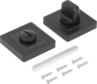 Фиксатор дверной защелки Стандарт P-BK-S1 BL (матовый черный)