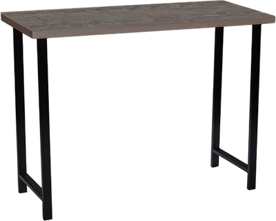 Консольный столик Древпром М94 ДП1-02-04 120x50x88 (рошелье/черный матовый)