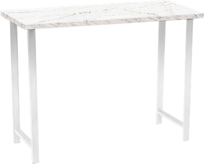 Консольный столик Древпром М94 ДП1-02-04 120x50x88 (оникс/белый матовый)