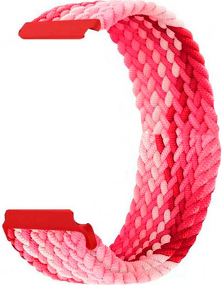 Ремешок для умных часов Rumi Solo Loop 22мм 150мм без застежки (красный/белый)