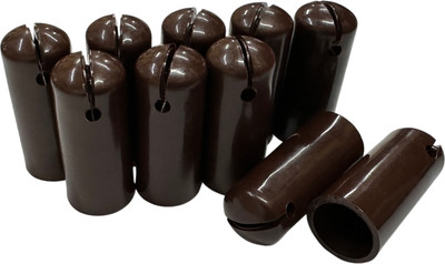 Комплект для ремонта потолочных сушилок Comfort Alumin Group Колпачки на прут ф14мм (10шт, шоколадный)