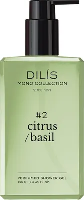 Гель для душа Dilis Citrus/Basil Парфюмированный (250мл)