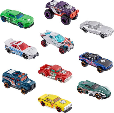 Набор игрушечных автомобилей Zuru Metal Machines. Гоночные машинки. Серия 2 / 44155 (10шт)