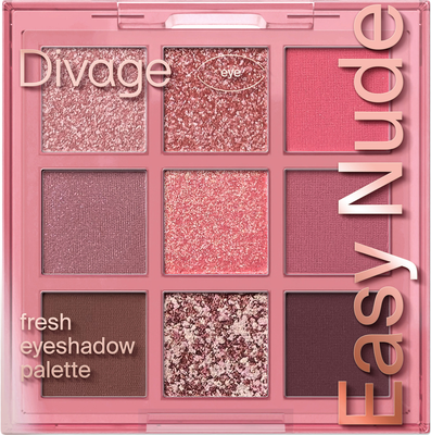 Палетка теней для век Divage Easy Nude Fresh eyeshadow palette