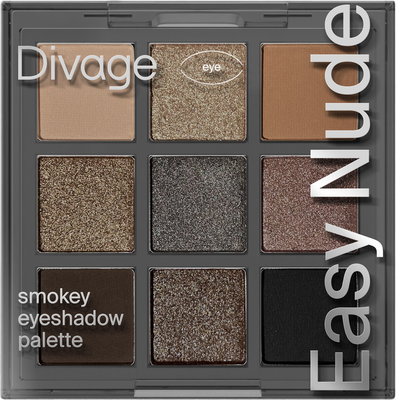 Палетка теней для век Divage Easy Nude Smokey eyeshadow palette