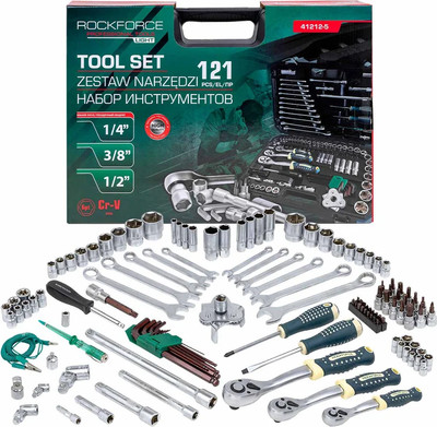 Универсальный набор инструментов RockForce Light 41212-5 (61548)