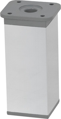 Опора мебельная AKS Dakp-27 h100 с регулировкой (мат.хром)