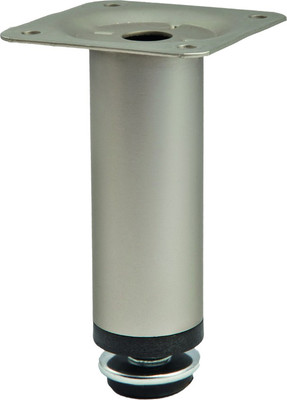 Опора мебельная AKS D-100 h100 с регулировкой (сатин)