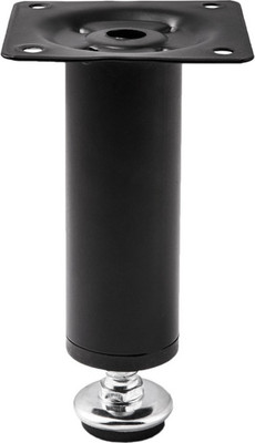 Опора мебельная AKS D-100 h100 с регулировкой (черный)