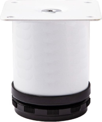 Опора мебельная AKS d50 h50 с регулировкой (белый)