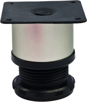 Опора мебельная AKS d50 h50 с регулировкой (сатин)