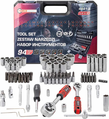 Универсальный набор инструментов ForceKraft FK-4941-8 (62156)