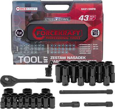 Универсальный набор инструментов ForceKraft FK-6431-5MPB (62299)