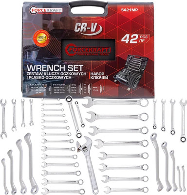 Набор ключей ForceKraft FK-5421MP (62303)