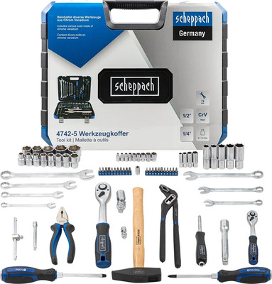 Универсальный набор инструментов Scheppach Sch-4742-5 (64479)