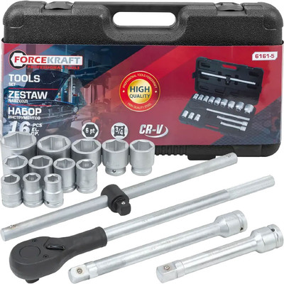 Универсальный набор инструментов ForceKraft FK-6141-9 (64494)