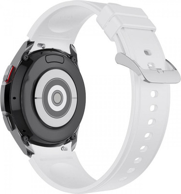 Ремешок для умных часов Rumi Classic для Samsung Galaxy Watch 4/5/6/7/FE (20мм, белый)