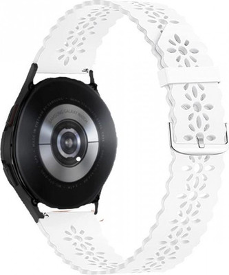 Ремешок для умных часов Rumi Cornflower 20мм (белый)