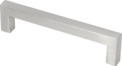 Ручка для мебели AKS Base 128 (шлифованная сталь)