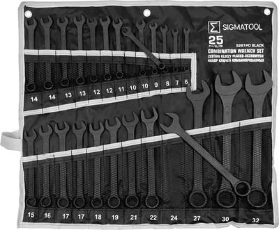 Набор ключей Sigmatool 5261PD Black (64 654)