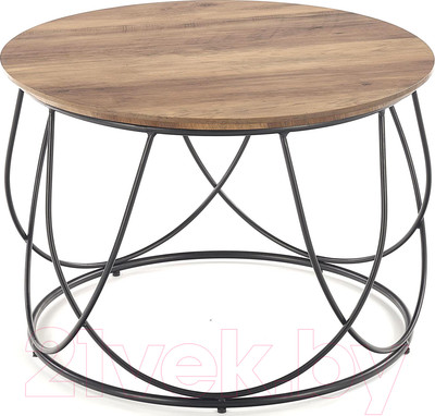 Журнальный столик Halmar Nubira (орех/черный)