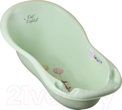 Ванночка детская Tega Лесная сказка / FF-005-112 (салатовый)