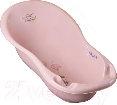Ванночка детская Tega Лесная сказка / FF-005-107 (светло-розовый)