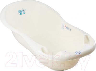 Ванночка детская Tega Пес и кот / PK-005 ODPLYW-102 (желтый)