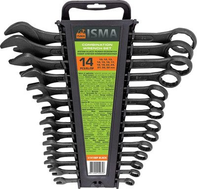 Набор ключей ISMA 5141MP Black (64741)