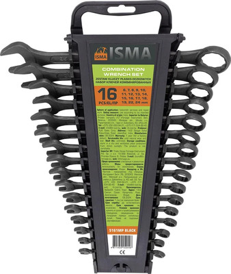Набор ключей ISMA 5161MP Black (64743)