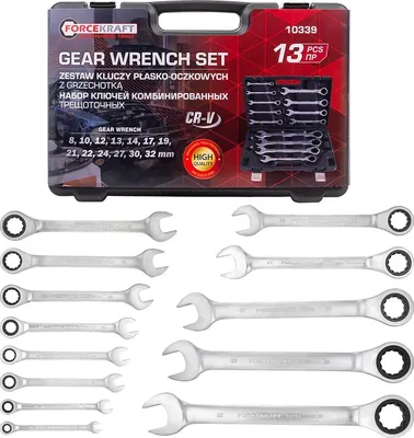 Набор ключей ForceKraft FK-10339 (64760)