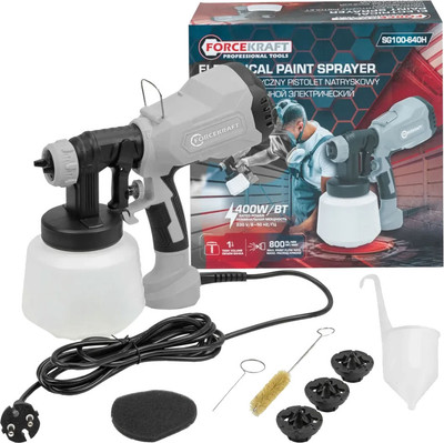 Краскопульт электрический ForceKraft FK-SG100-640H (65 060)