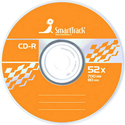 Набор дисков CD-R SmartTrack 700Mb 52x Cake Box / ST000151 (50шт)