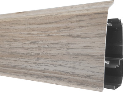 Плинтус DekorPlast 67мм LL008+LK001 (дуб кантри серый)
