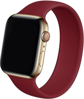 Ремешок для умных часов Rumi Mono для Apple Watch 38/40/41мм (бордовый, без застежки)